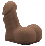 Mr. Limpy 4" Small Dark Packing Dildo