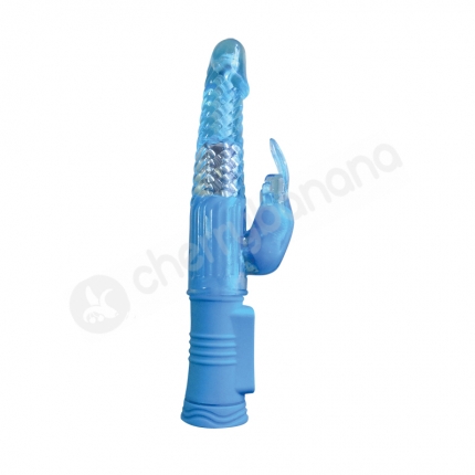4play Deluxe Blue Slim Rabbit Vibe 4play Deluxe Blue Slim Rabbit Vibe