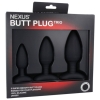 Nexus Trio Butt Plug Training Set 3 Pack
