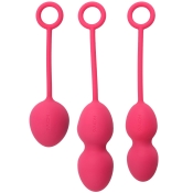 Svakom Nova Red Silicone Kegel Exercise Balls 3pk