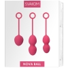 Svakom Nova Red Silicone Kegel Exercise Balls 3pk