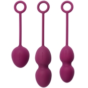 Svakom Nova Purple Silicone Kegel Exercise Balls 3pk