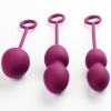 Svakom Nova Purple Silicone Kegel Exercise Balls 3pk