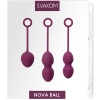 Svakom Nova Purple Silicone Kegel Exercise Balls 3pk