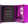 B-Vibe Novice Plug Purple 4" Vibrating R/C Butt Plug With Travel Case