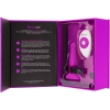 B-Vibe Novice Plug Purple 4" Vibrating R/C Butt Plug With Travel Case