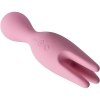 Svakom Nymph 2 in 1 Pink Silicone Foreplay Couples Vibrator