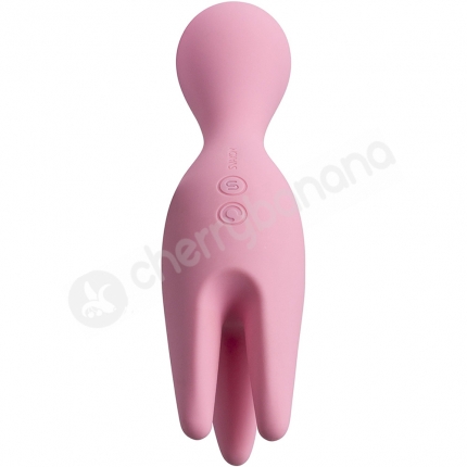 Svakom Nymph 2 in 1 Pink Silicone Foreplay Couples Vibrator Svakom Nymph 2 in 1 Pink Silicone Foreplay Couples Vibrator