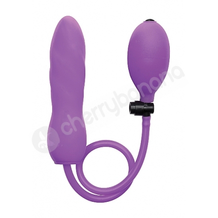 Ouch Purple Inflatable Silicone Twist
