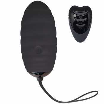 Adrien Lastic Ocean Breeze Black 10 Speed Rechargeable Vibrating Egg