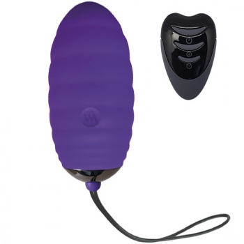 Adrien Lastic Ocean Breeze Purple 10 Speed Rechargeable Vibrating Egg