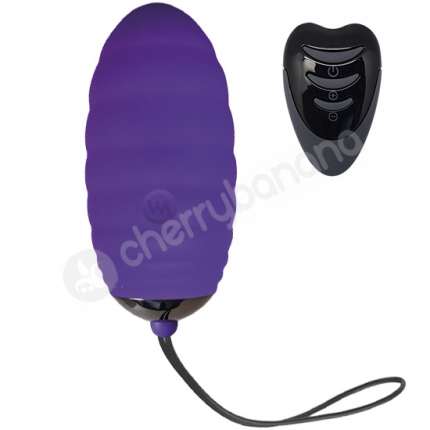 Adrien Lastic Ocean Breeze Purple 10 Speed Rechargeable Vibrating Egg