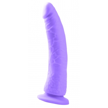 Neon Purple Slim 7 Dildo