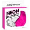 Neon Pink Furry Cuffs