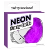 Neon Purple Furry Cuffs