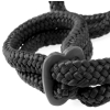 Fetish Fantasy Series Black Silk Rope Love Cuffs