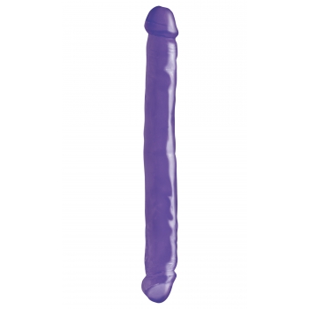 Basix Rubber Works Purple 12'' Double Dong