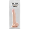 Basix Rubber Works Flesh 9'' Suction Cup Dong