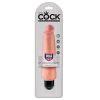 King Cock Flesh 8'' Vibrating Stiffy