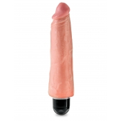 King Cock Flesh 8'' Vibrating Stiffy