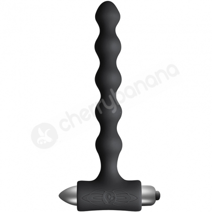 Rocks Off Petite Sensations Pearls 7 Speed Black Vibrating Anal Beads