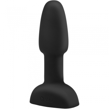 B-vibe Petite Rimming Sensation Black Silicone 4.9" Butt Plug