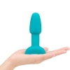 B-Vibe Petite Rimming Sensation Teal Silicone 4.9" Butt Plug