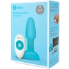 B-Vibe Petite Rimming Sensation Teal Silicone 4.9" Butt Plug