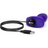 B-Vibe Petite Rimming Sensation Purple Silicone 4.9" Butt Plug