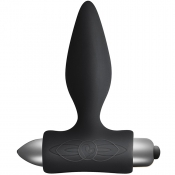 Rocks Off Petite Sensations Plug 7 Speed Black Anal Vibrator