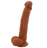 Real Lover Brown Lifelike 9.5" Dildo