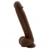 Real Lover Brown Lifelike 9" Dildo