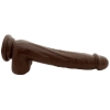 Real Lover Brown Lifelike 9" Dildo