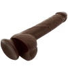 Real Lover Brown Lifelike 9" Dildo