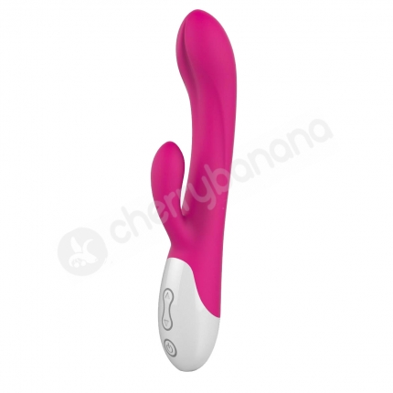 Cherry Banana Pink Rose 8 Function G-spot Rabbit Vibrator