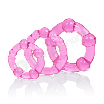 Island Rings Pink Cock Rings Island Rings Pink Cock Rings