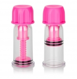 Nipple Play Pink Vacuum Twist Suckers