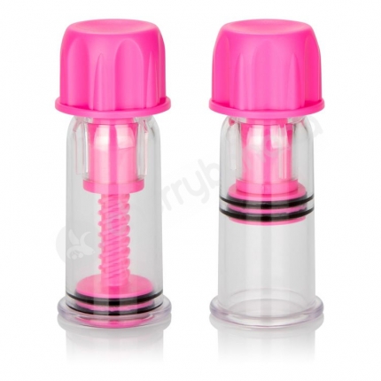 Nipple Play Pink Vacuum Twist Suckers Nipple Play Pink Vacuum Twist Suckers