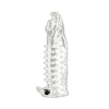 Shots Clear Wagging Dog Vibrating Penis Extension Sleeve