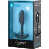 B-vibe Snug Plug 1 Black Silicone Weighted Small Butt Plug