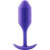 B-Vibe Snug Plug 2 Purple Silicone Weighted 4.5" Butt Plug