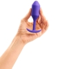 B-Vibe Snug Plug 2 Purple Silicone Weighted 4.5" Butt Plug