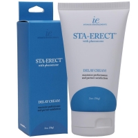 Intimate Enhancements Sta-Erect with Pheromone Delay Cream 56grams