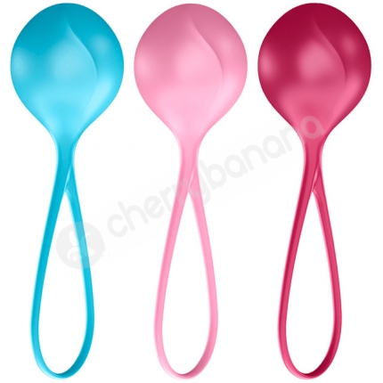 Satisfyer Strengthening Balls Kegel Training Set 3 Pack Satisfyer Strengthening Balls Kegel Training Set 3 Pack