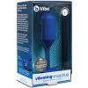 B-Vibe Vibrating Snug Plug XL 6.4" Blue Weighted Silicone Butt Plug