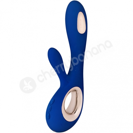 Lelo Soraya Wave Midnight Blue 8 Function Luxury Rabbit Vibrator