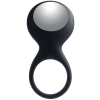 Svakom Tyler Black Soft Silicone Vibrating Couples Cock Ring With Clitoral Stimulation