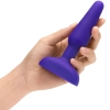 B-Vibe Trio Plug Purple Remote Control Vibrating Butt Plug With Case