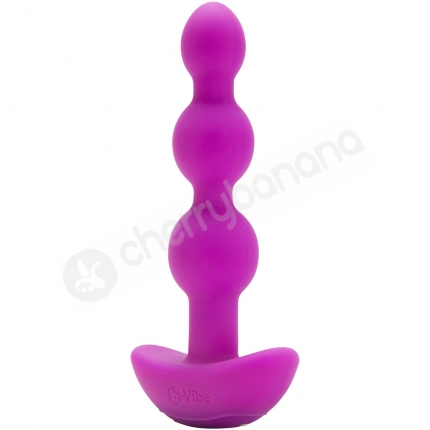 B-Vibe Triplet Purple Flexible Silicone Vibrating Anal Beads B-Vibe Triplet Purple Flexible Silicone Vibrating Anal Beads