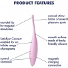 Satisfyer Twirling Joy Pink App Controlled Vibrating Clitoral Stimulator